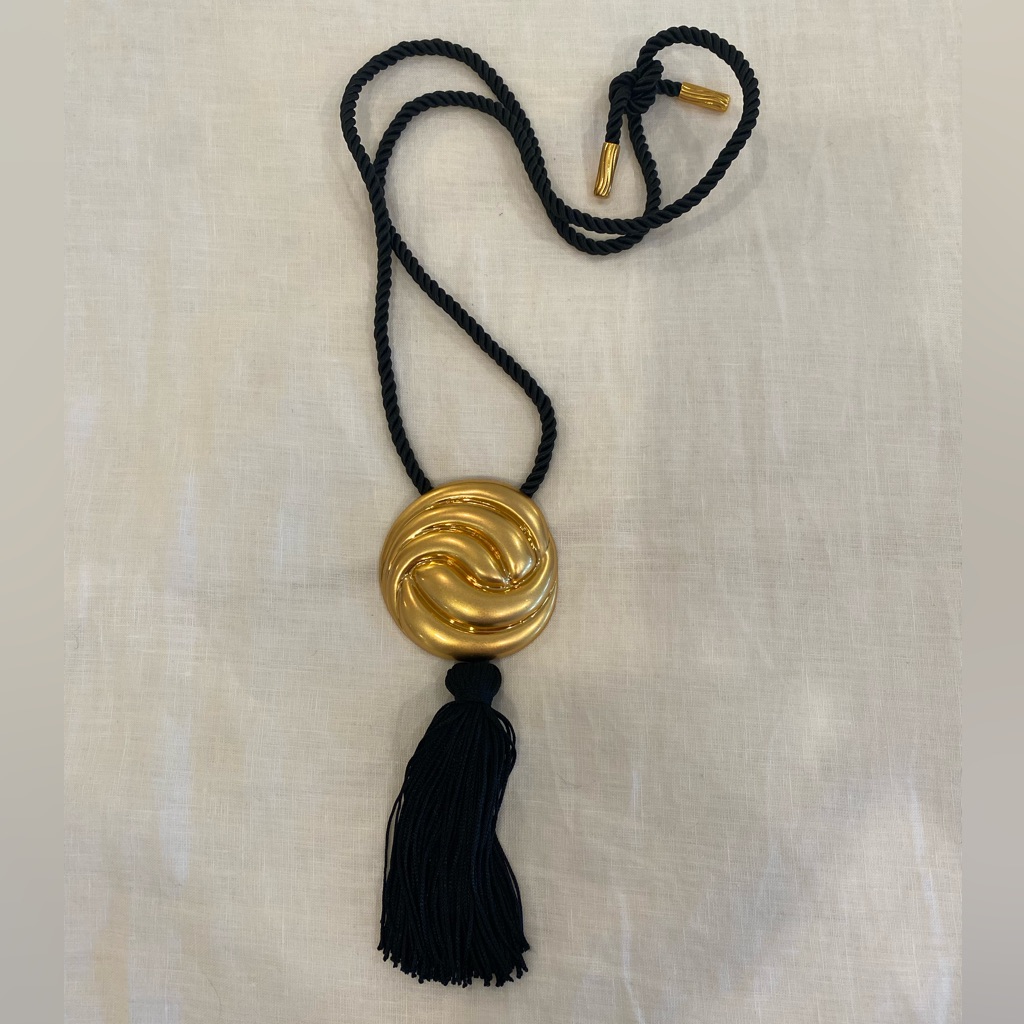 Julietta Gold And Black Hebe Necklace 200$